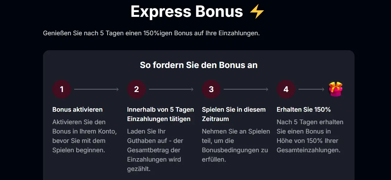 yep casino express bonus